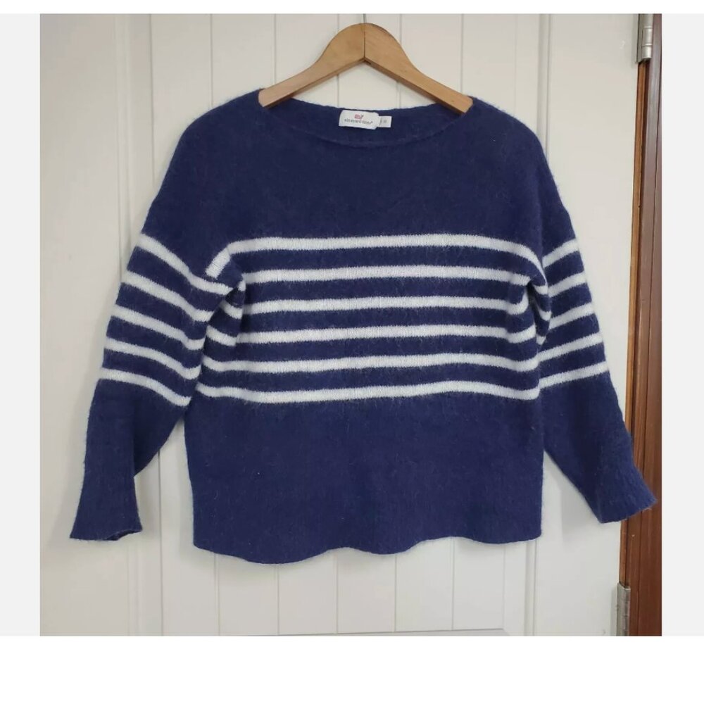 Vineyard Vines Womens Sweater Stripes Size XS Alpaca/Wool Blend